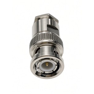 Conector BNC macho para cable tipo RG58/RG223 de tipo clamp, CONBNCM-R-06CL