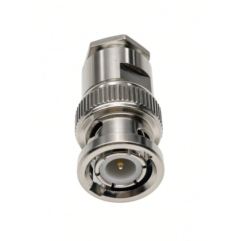 Conector BNC macho clamp para cable tipo RG58/RG223