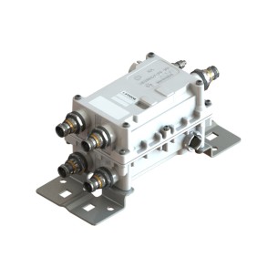 Double duplexeur 380–2200 MHz/2300–2690 MHz. Connecteurs 4,3-10. Réf. E14F05P26