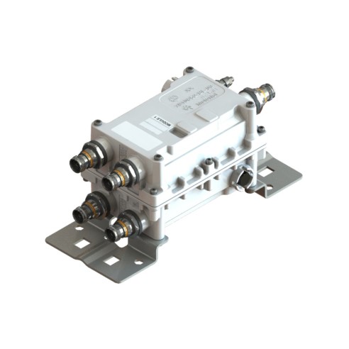 Double duplexeur 380–2200 MHz/2300–2690 MHz. Connecteurs 4,3-10. Réf. E14F05P26
