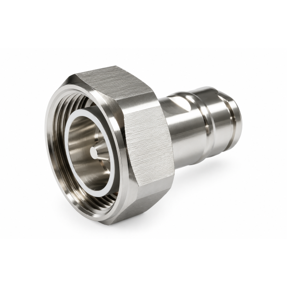 7-16 DIN Male Connector for CNT-400 braided cable, 400BPDM-C