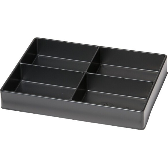 Conductive tray for drawers.