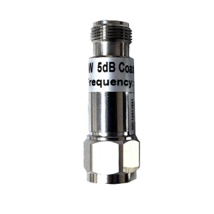 Atenuador DC-3GHZ N(macho)-N(Hembra) 5W, 10dBs.