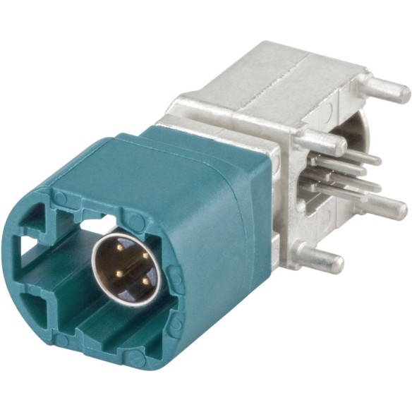 RosenbergerHSD Male Angled PCB Connector - D4S20G-400A5-Z