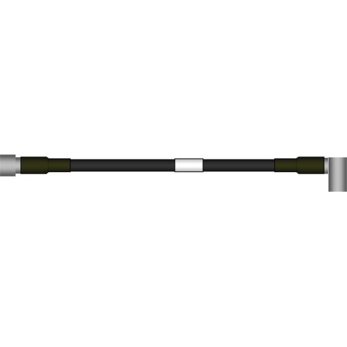 F4A-HMHR-3M-P Jumper Heliax® SureFlex® 1/2 superflex 4.3-10 mâle droit/coude mâle 3M