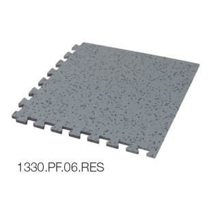 Quart de carrelage dissipatif 310X310X6mm. Gris.