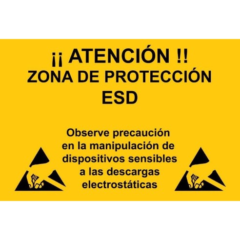 Cartel de Aviso Atencion EPA.
