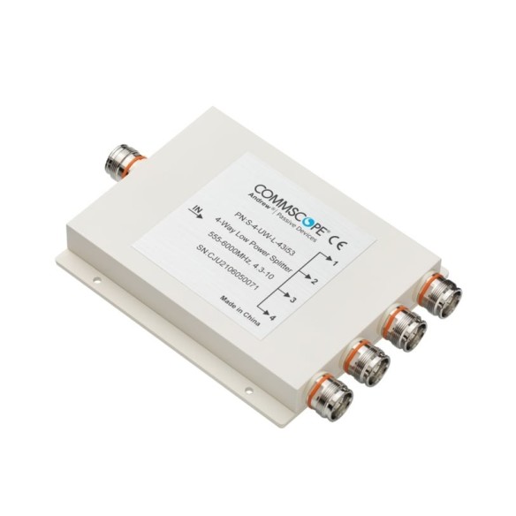 Low Power 4-Way Splitter, S-4-UW-L-43I53
