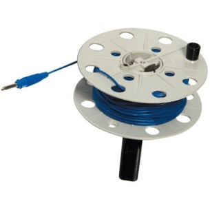 Ground connection cable reel, 50 meters.