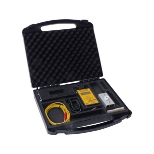 Walking Test. Electrostatic field meter and walking test head set.