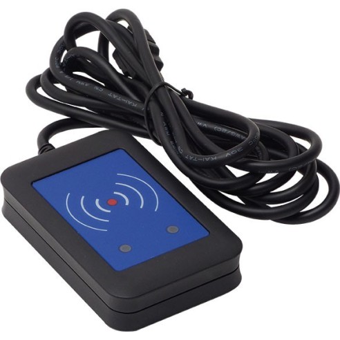 Lecteur RFID pour cartes d'entreprise.