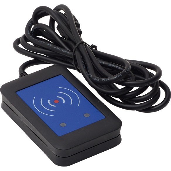 Lecteur RFID pour cartes d'entreprise.