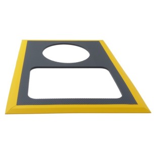 Carpet With Yellow Border For Shoe Tester Electrodes 7100.Pgt120