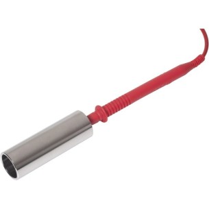 Manual electrode for measuring resistance of people to ground.