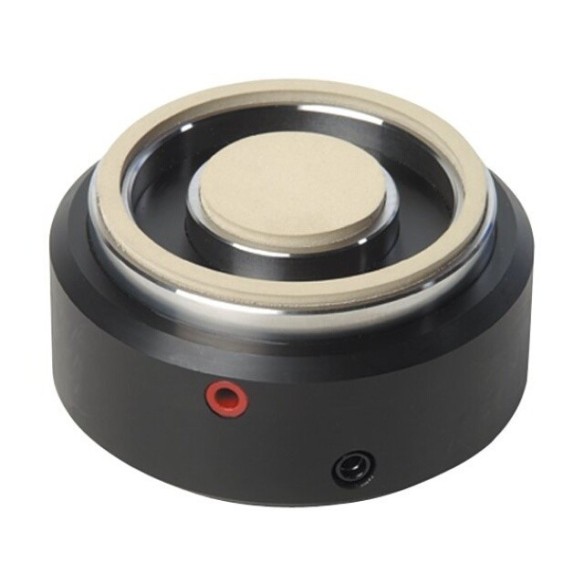 Concentric ring electrode for surface resistance measurement.