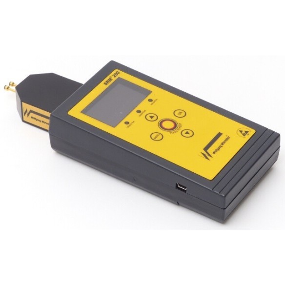 Mini sonde pour mesurer la résistance superficielle des matériaux. SRM110 et SRM200.