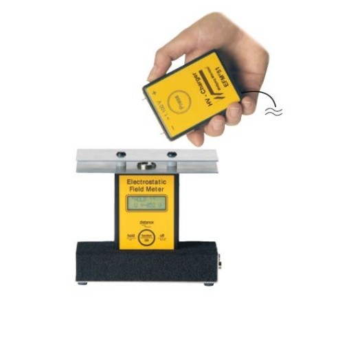 Kit de vérification. Ensemble de mesureur de champ électrostatique, plaque de chargement et test de marche.