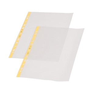 DINA4 IDP-STAT document holder, perforated and transparent.